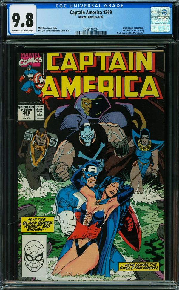 Image for Captain America #369 CGC 9.8