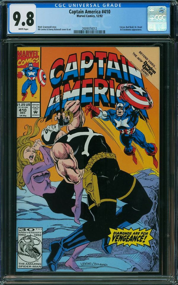 Image for Captain America #410 CGC 9.8