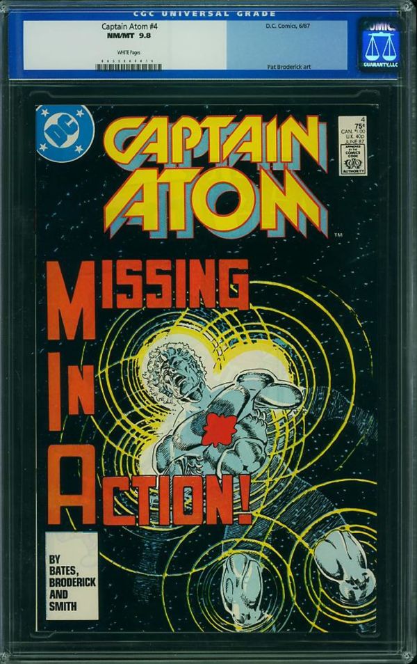 Image for Captain Atom #4 CGC 7.5