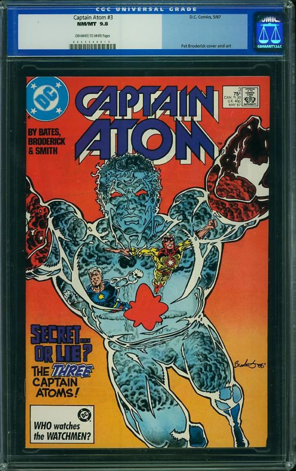 Image for Captain Atom #3 CGC 9.8