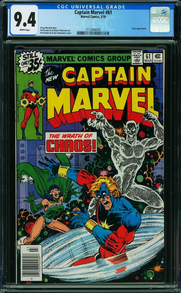 Image for Captain Marvel #61 CGC 9.4