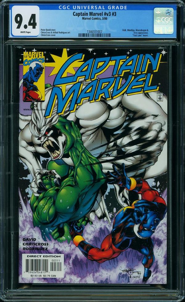 Image for Captain Marvel v3 #3  CGC 9.4