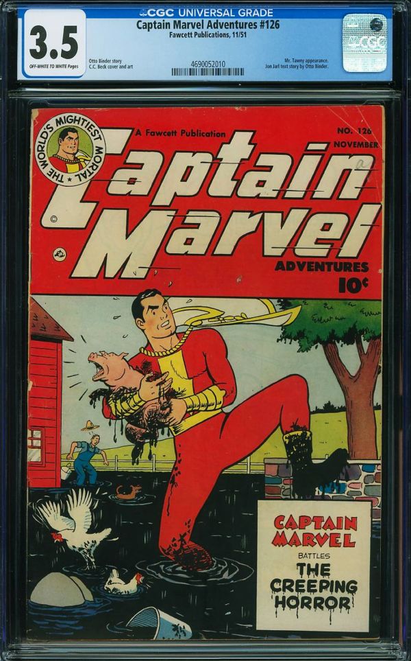 Image for Captain Marvel Adventures #126 CGC 3.5