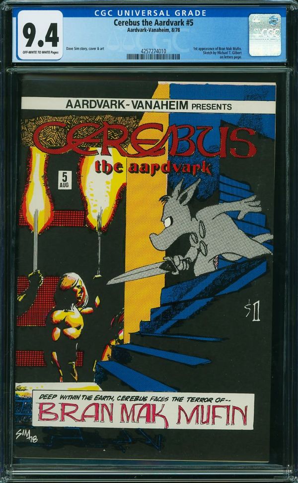 Image for Cerebus the Aardvark #5 CGC 9.4