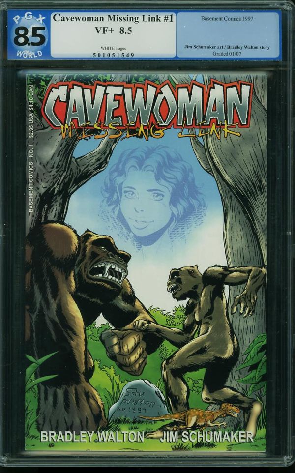 Image for Cavewoman Missing Link #1 PGX 8.5
