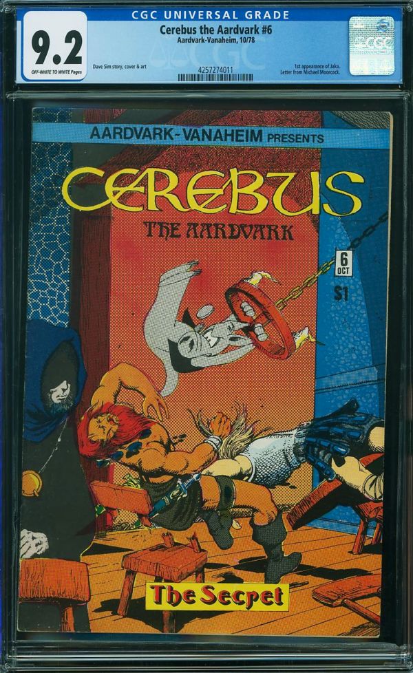 Image for Cerebus the Aardvark #6 CGC 9.2