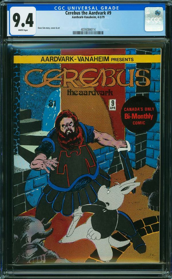 Image for Cerebus the Aardvark #9 CGC 9.4
