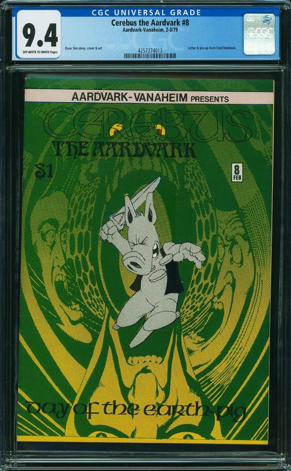 Image for Cerebus the Aardvark #8 CGC 9.4