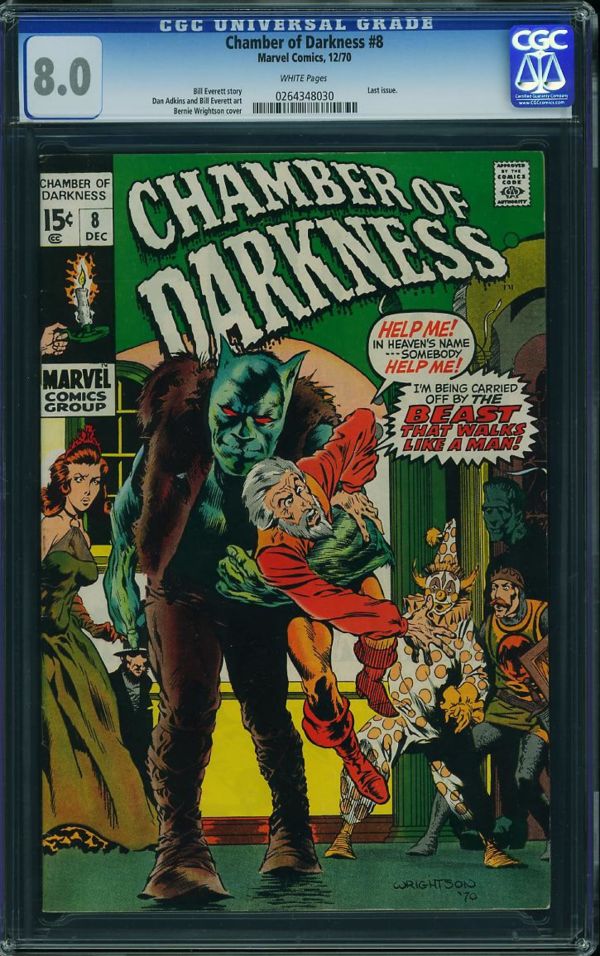 Image for Chamber of Darkness #8 CGC 8.0