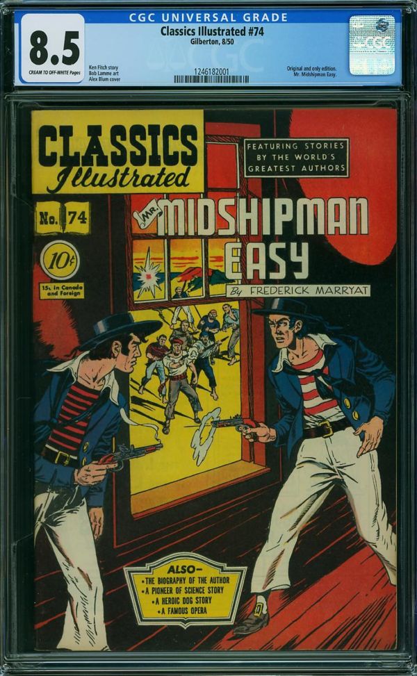 Image for Classics Illustrated #74 CGC 8.5