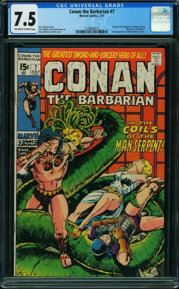 Image for Conan the Barbarian #7 CGC 7.5