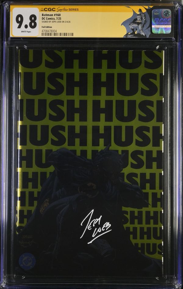 Image for Batman #160 Foil Edition CGC 9.8 Signed by Jeph Loeb