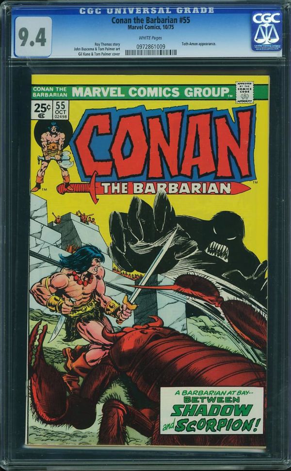 Image for Conan the Barbarian #55 CGC 9.4