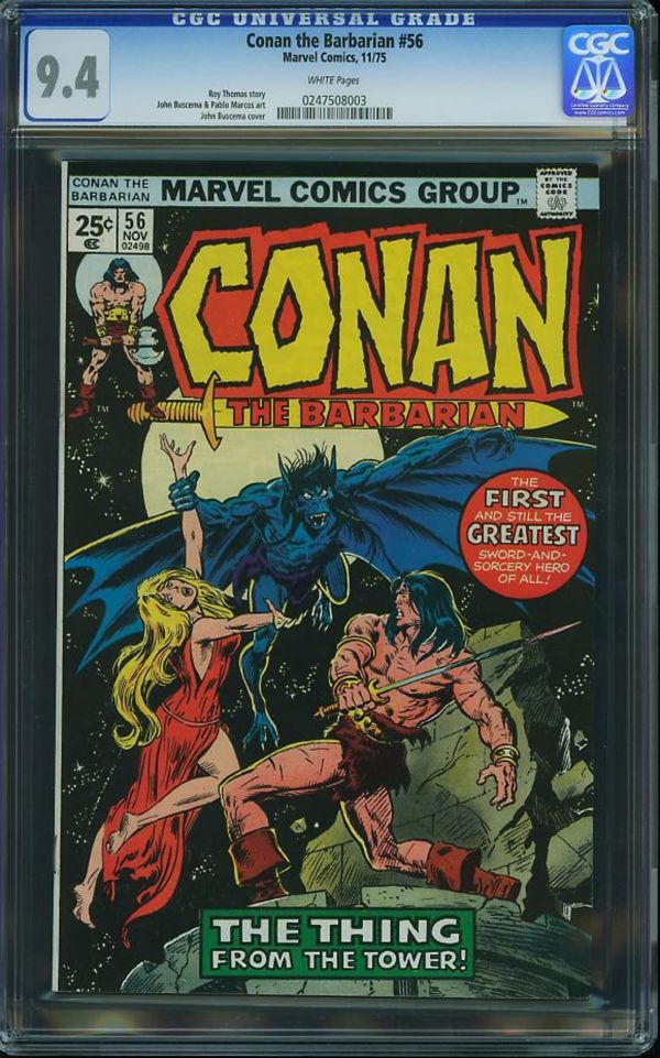 Image for Conan the Barbarian #56 CGC 9.4
