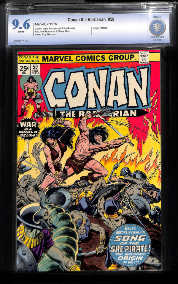 Image for Conan the Barbarian #59 CBCS 9.6
