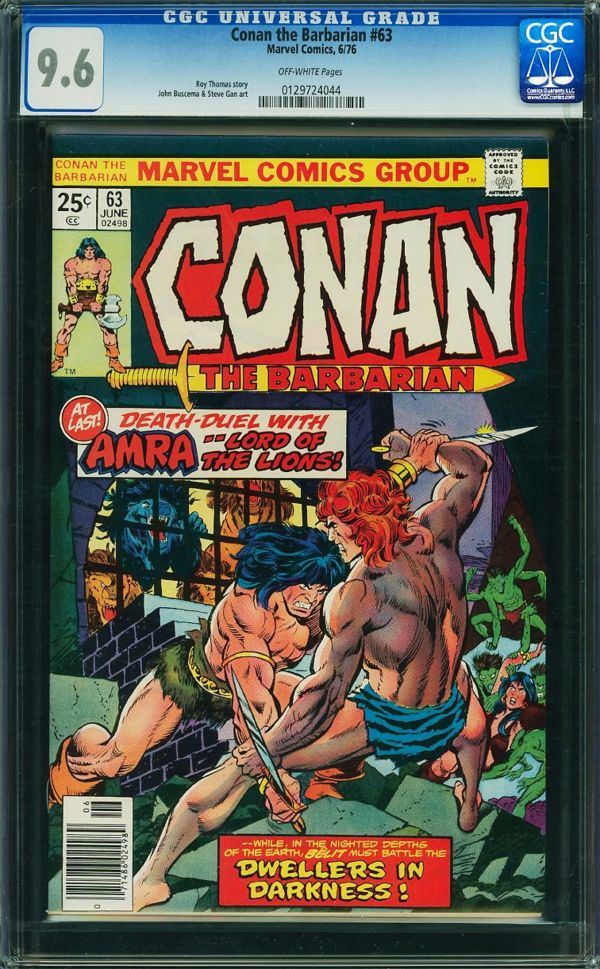 Image for Conan the Barbarian #63 CGC 9.6