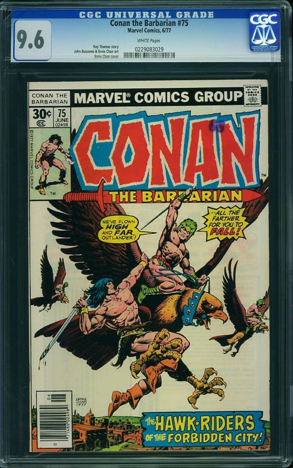 Image for Conan the Barbarian #75 CGC 9.6