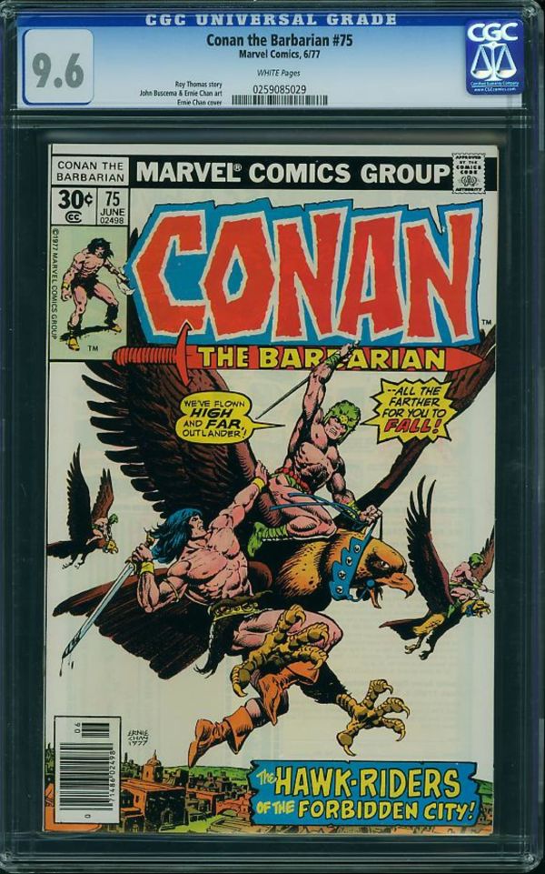 Image for Conan the Barbarian #75 CGC 9.6