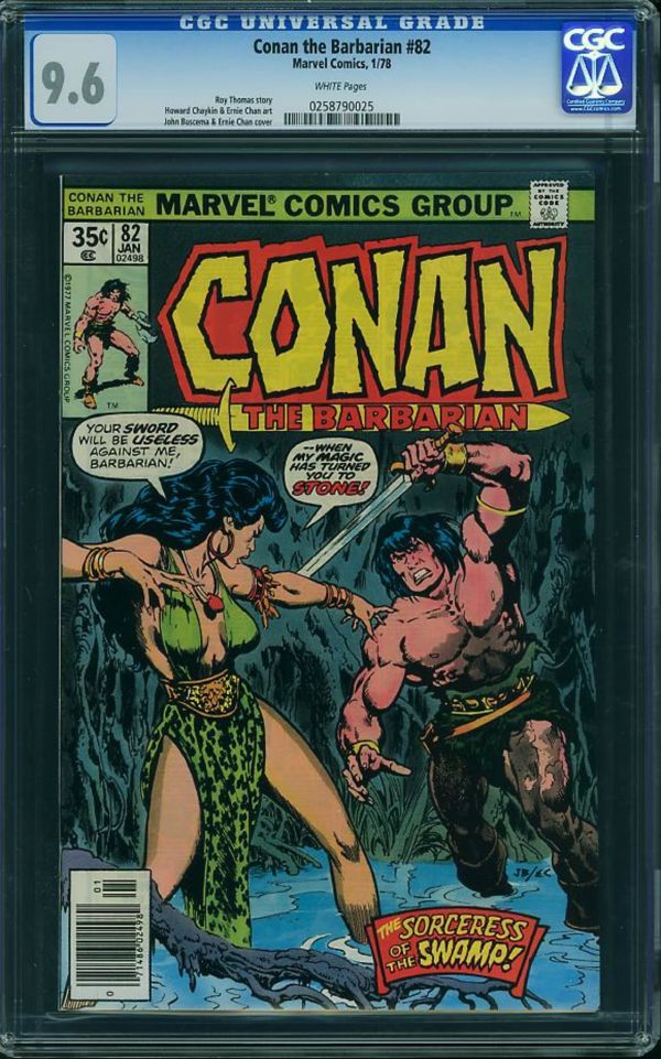 Image for Conan the Barbarian #82 CGC 9.6