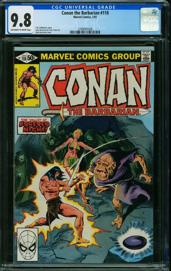 Image for Conan the Barbarian #118 CGC 9.8