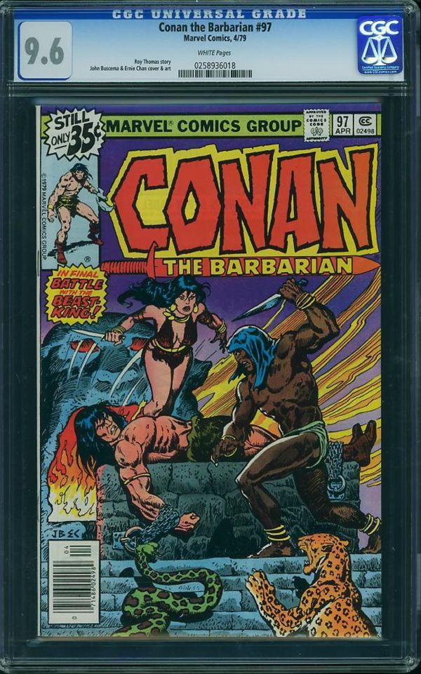 Image for Conan the Barbarian #97 CGC 9.6