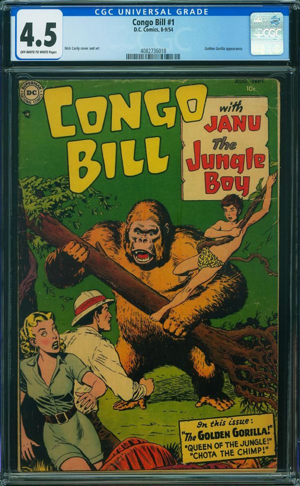 Image for Congo Bill #1 CGC 4.5