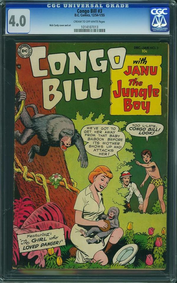 Image for Congo Bill #3 CGC 4.0