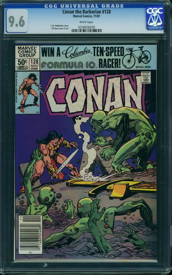 Image for Conan the Barbarian #128 CGC 9.6