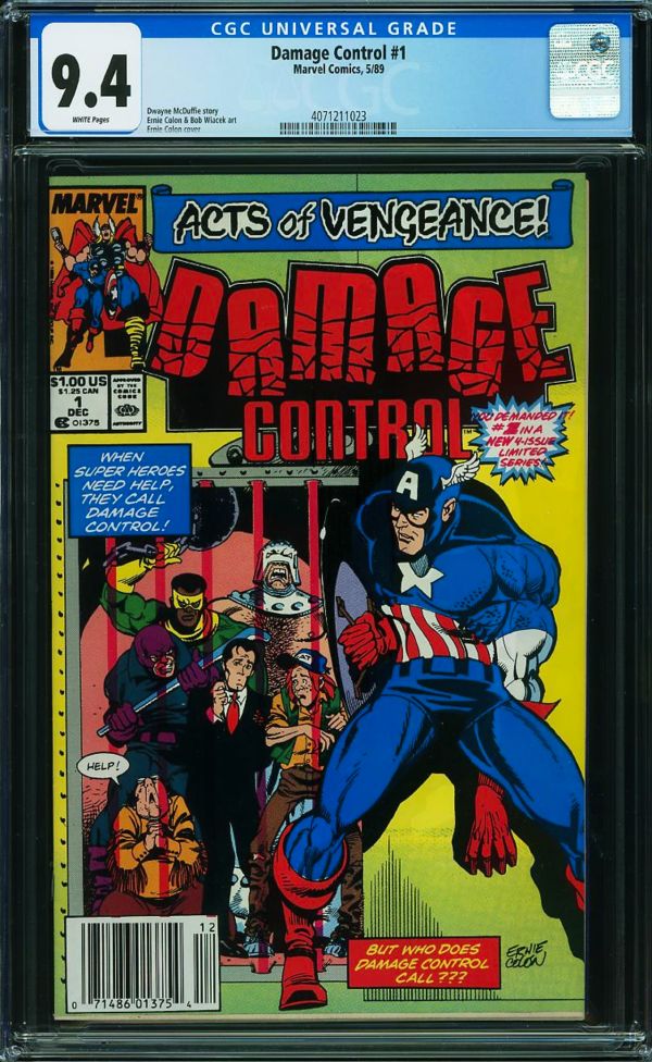 Image for Damage Control #1 CGC 9.4