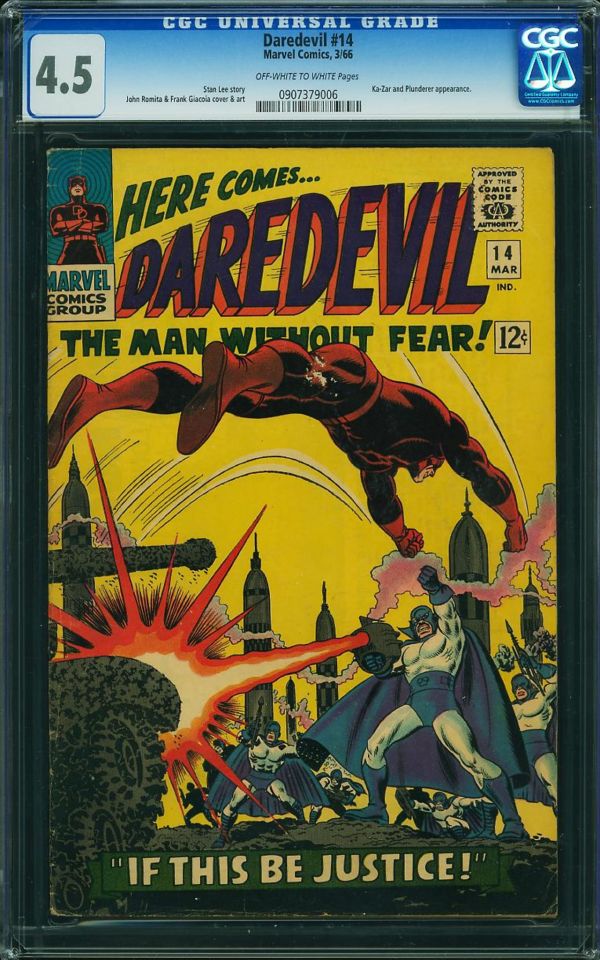 Image for Daredevil #14 CGC 4.5
