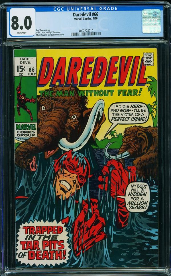 Image for Daredevil #66 CGC 8.0