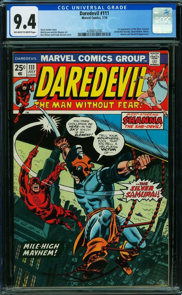 Image for Daredevil #111 CGC 9.4
