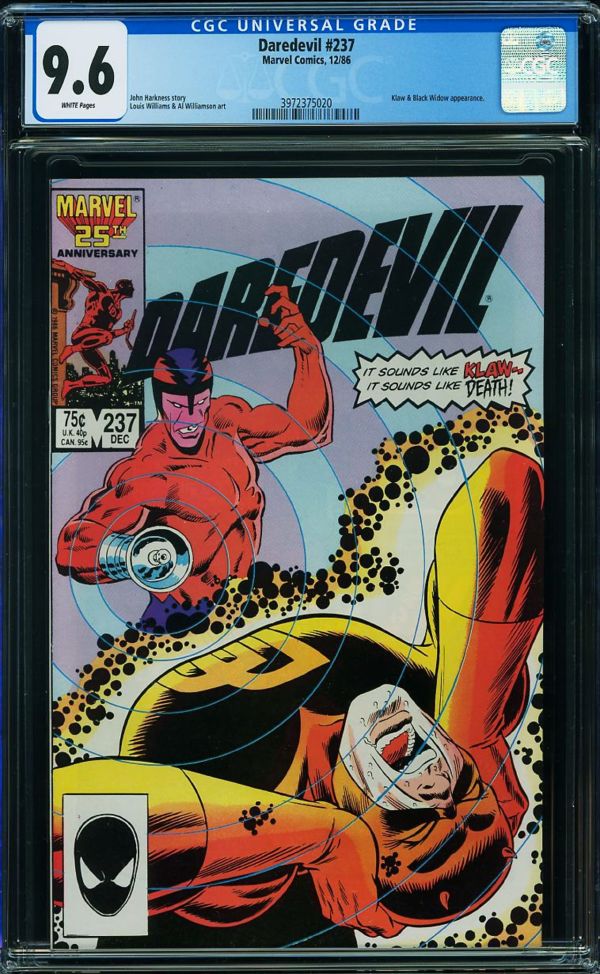 Image for Daredevil #237 CGC 9.6