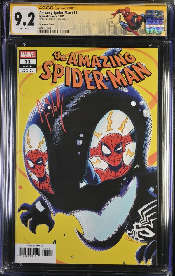 Image for Amazing Spider-Man #11 Su Variant Cover CGC 9.2 Signed by Joe Kelly