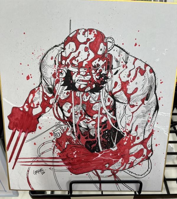 Image for Weapon X Wolverine Original Shikishi Art