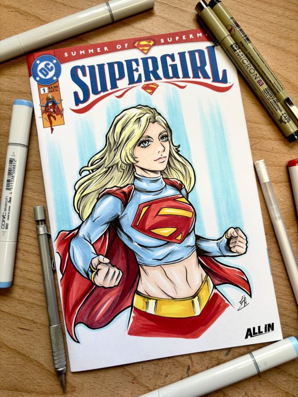 Image for Supergirl Sketch Cover by Kang Jing (KJ)
