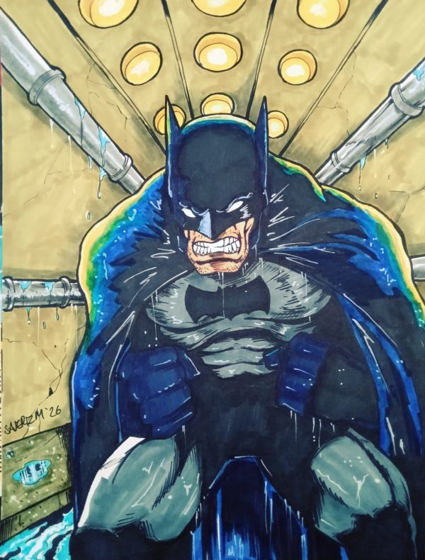 Image for 14×17 Batman Original Art