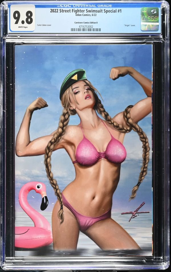Image for 2022 Street Fighter Swimsuit Special #1 CGC 9.8 Carnivore Comics Edition B
