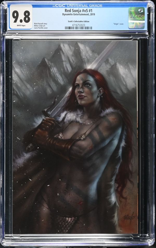 Image for Red Sonja #1 CGC 9.8 Scott's Collectables Edition
