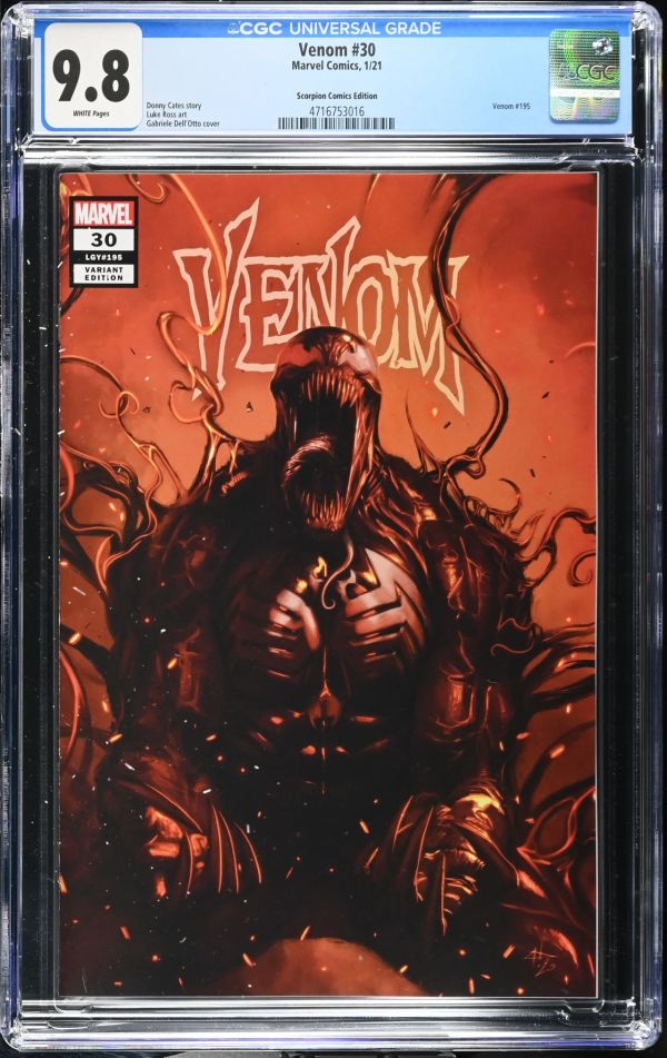 Image for Venom #30 CGC 9.8 Scorpion Comics Edition