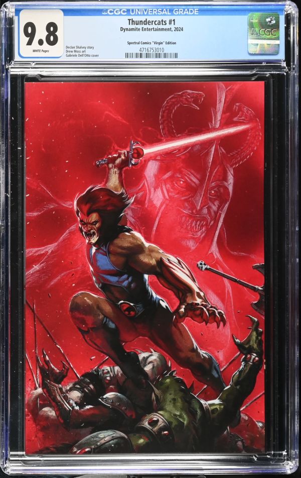 Image for Thundercats #1 CGC 9.8 Spectral Comics Virgin Edition
