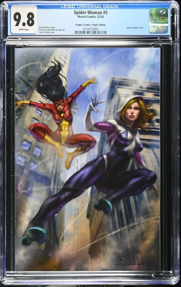 Image for Spider-Woman #5 Frankie's Comics Virgin Edition CGC 9.8