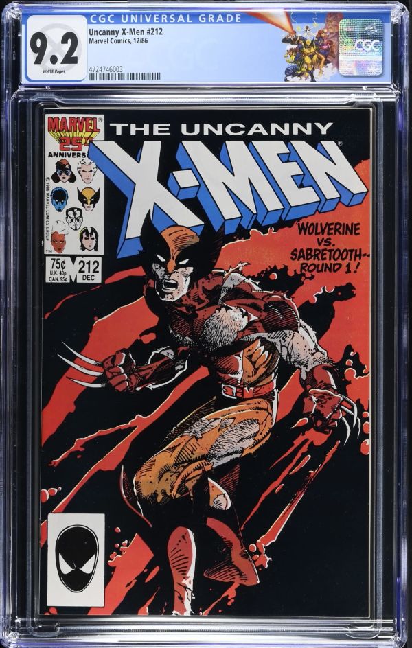 Image for Uncanny X-Men #212 CGC 9.2