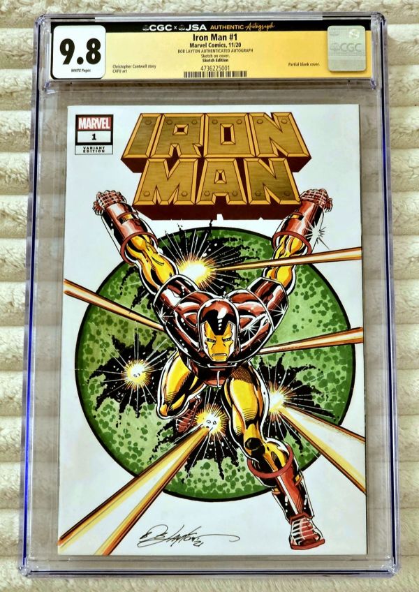 Image for Original Art Sketch Cover - Bob Layton IRON MAN