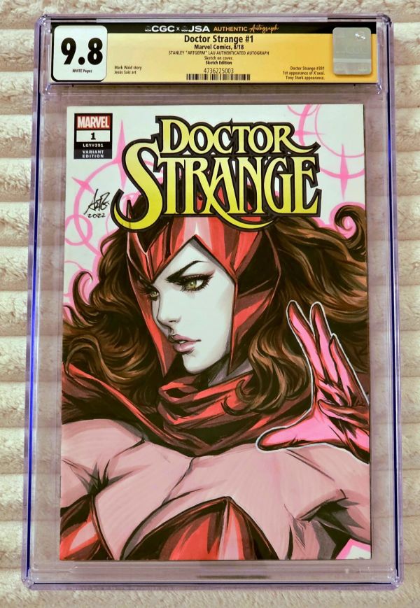 Image for Original Art Sketch Cover - Artgerm SCARLET WITCH