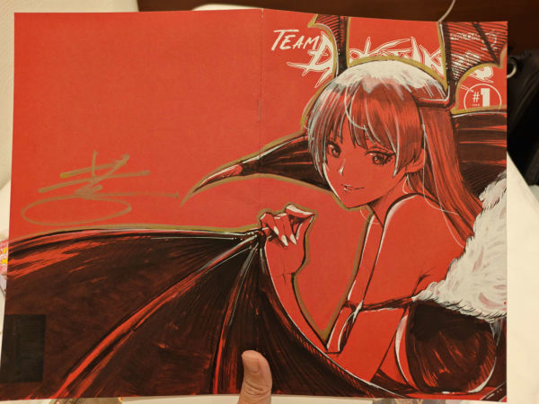 Image for Team Darkstalkers #1 Morrigan Sketch Cover