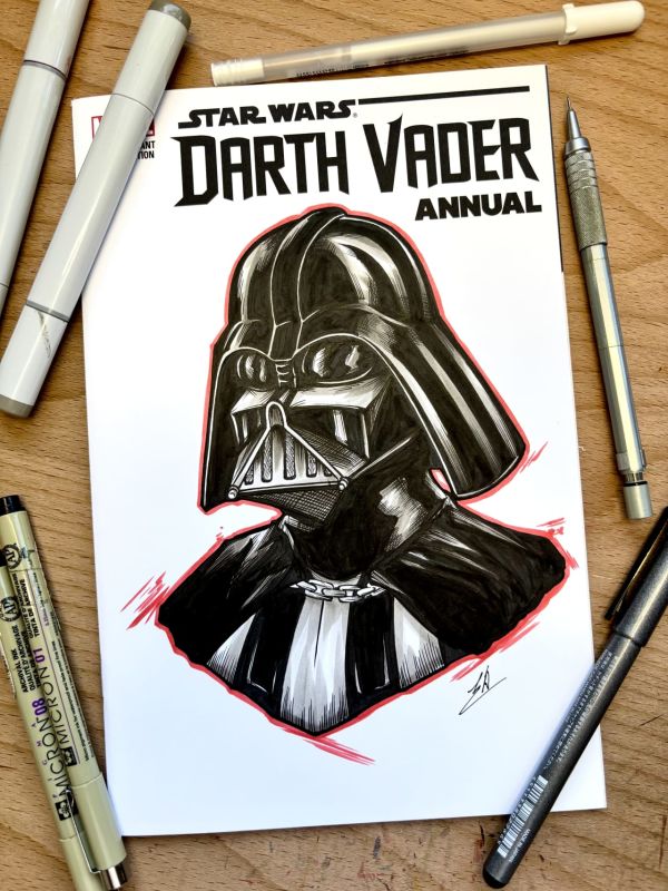 Image for Darth Vader sketch cover by Kang Jing (KJ)