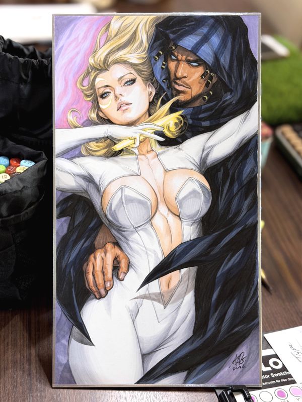Image for Cloak&Dagger shikishi sketch