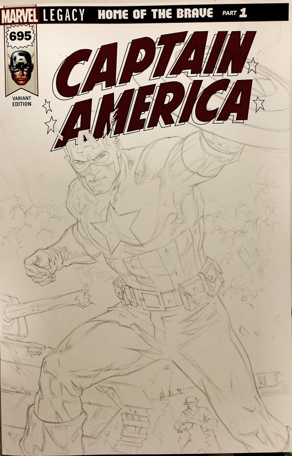 Image for Wip commission Captain america coming soon 