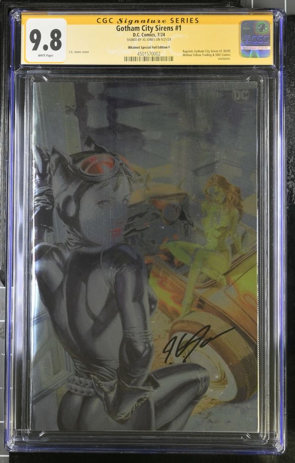 Image for Gotham City Sirens #1 CGC 9.8 Signed by Jg Jones